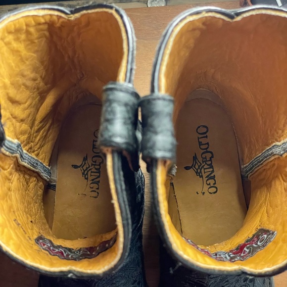 Old Gringo Klak Boots Brand New Black Sugarskull - Picture 6 of 10